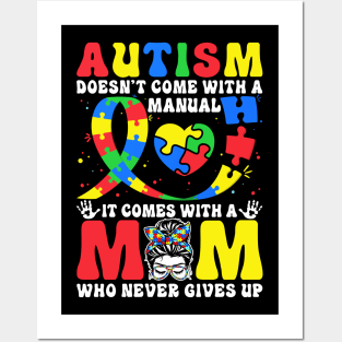 Autism Mom Autism Awareness Posters and Art